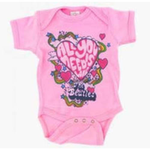The Beatles All You Need Is Love Baby Onesie – Rockn Willys Boutique