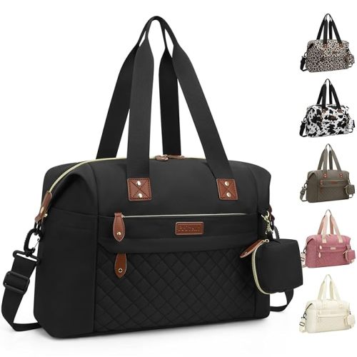 Diaper Bag Tote - Diaper Baby Bags with Pacifier Case, Shoulder Straps, Stroller Clips, Waterproof Large Mommy Bag Maternity Bag Travel Baby Bag for Mom and Dad, black - Black