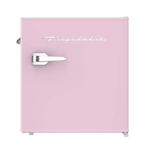 Frigidaire 1.6 Cu. ft. Retro Mini Refrigerator with Side Bottle Opener, Pink
