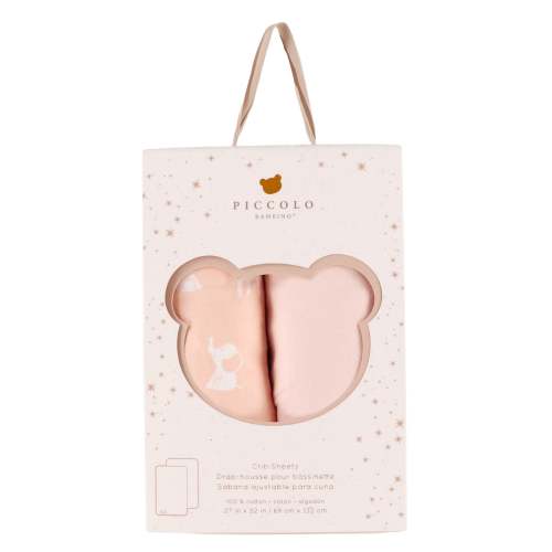 Jersey Crib Sheets (2) - Pink