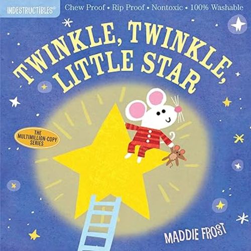 Indestructibles: Twinkle, Twinkle, Little Star: Chew Proof · Rip Proof · Nontoxic · 100% Washable (Book for Babies, Newborn Books, Safe to Chew) Paperback – April 16, 2019