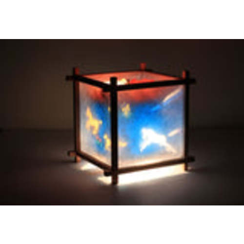 Horses Rotating Kids Nightstand Lamp | Magic Lamp