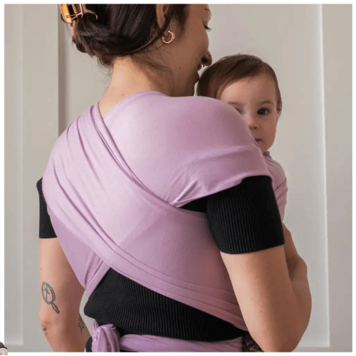 Lilac Baby Wrap | Soft Lavender Organic Baby Carrier