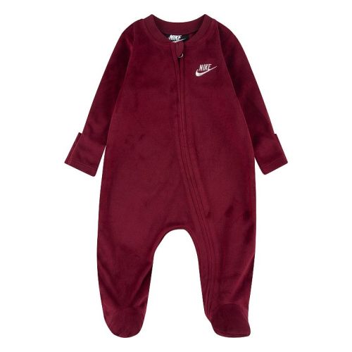 Newborn Baby Nike Velour Footed Coverall