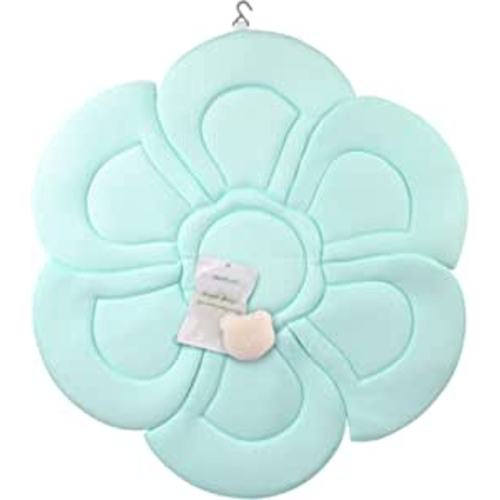 Organic Baby Bath Pillow - Konjac Sponge Included, Blooming Flower for Infant Bathing in Sink, Bathtub or Plastic Bather to Cushion Their Newborn Skin.
