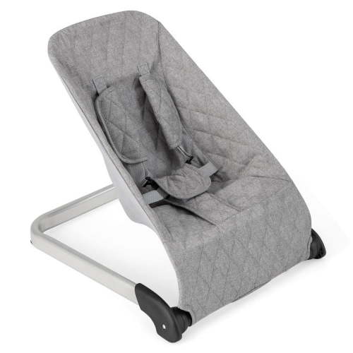 Kadyn Baby Bouncer,Rocker Chair Recliner,Baby Swing,Baby Bouncer Seat with Aluminum and Metal Frame-Light Gray