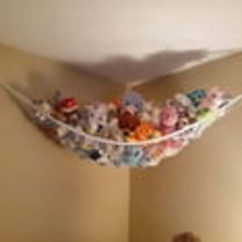 Large Extra-Strong Toy Hammock Mesh - Plush Holder Wall Organizer for Kids Toys & Bedroom Storage