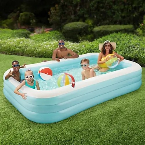 Funsicle 10 ft. x 6 ft. Serenity Blue Rectangular Pool at Tractor Supply Co.