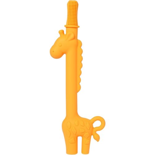 Giraffe Hollow Teether Tube, Teething Toys for Babies 0-6 Months, Silicone Teethers for Babies 6-12 Months, Sensory Toys for Babies, Baby Chew Toys