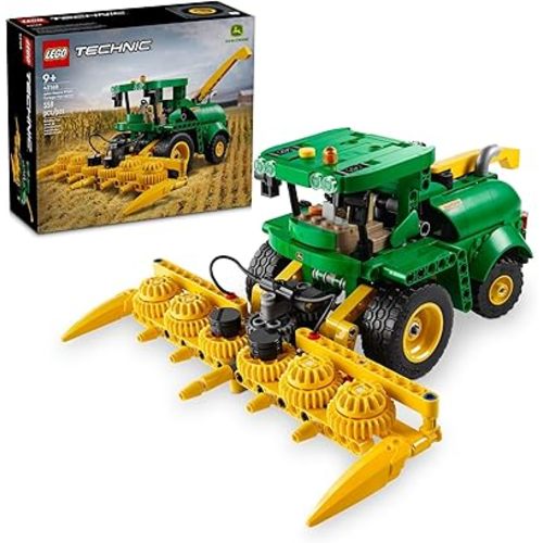 LEGO Technic John Deere 9700 Forage Harvester Tractor Toy, Buildable Farm Toy for Imaginative Play, Kids Truck Gift for Boys and Girls Ages 9 and Up who Love Farming Vehicles, 42168