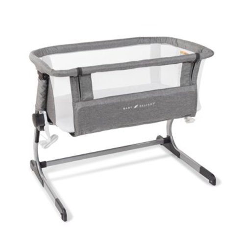 Baby Delight Beside Me Dreamer, Co-Sleep, Removable Bassinet & Bedside Sleeper, Charcoal Tweed, 0-5 Months