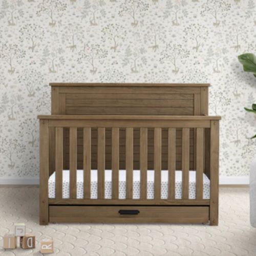 Caden 6-in-1 Convertible Crib with Trundle Drawer - Delta Children
