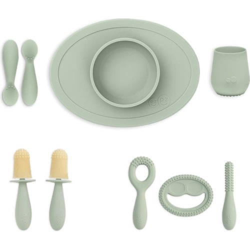 ezpz Prefeeding & First Foods Ultimate Gift Set, Sage