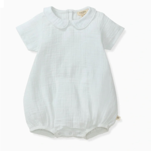 Baby Boy Classic Gauze Bubble Romper – Burt's Bees Baby