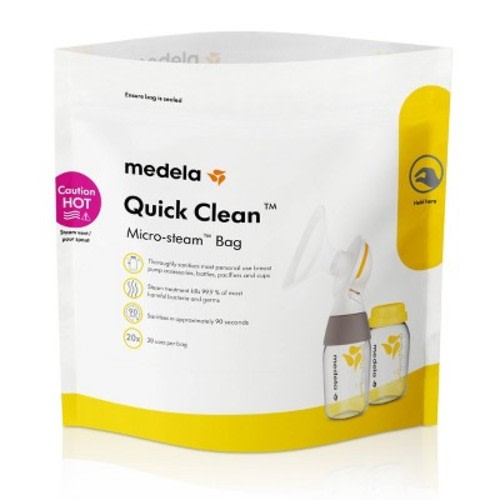 Medela Quick Clean Micro-Steam Sanitizing Bags - 12ct