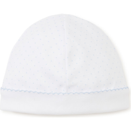 New Dots Hat, White/Blue - Kissy Kissy | Maisonette