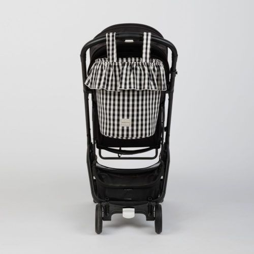 Basket Vichy - Black + White - Minicoton