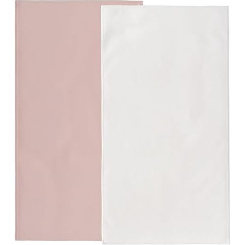 Owlowla Baby Diaper Changing Pad Portable Changing Mat Travel Changing Pad Liner for Baby and Small Toddler(Blush&Cream)