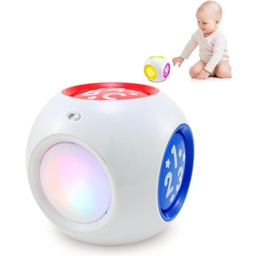 BEST LEARNING Learning Cube - Educational Musical Activity Center Block for Infants Babies Toddlers 6-12 Month and up - Toys for 1 Year Old - First Birthday Present for Boy and Girl