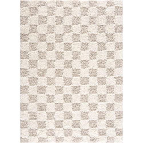 Atira 5 ft. X 7 ft. Cream/Light Beige Area Rug