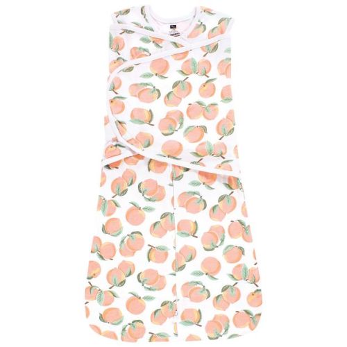 Hudson Baby Infant Girl Convertible Swaddle Sleep Sack, Peach, 0-3 Months