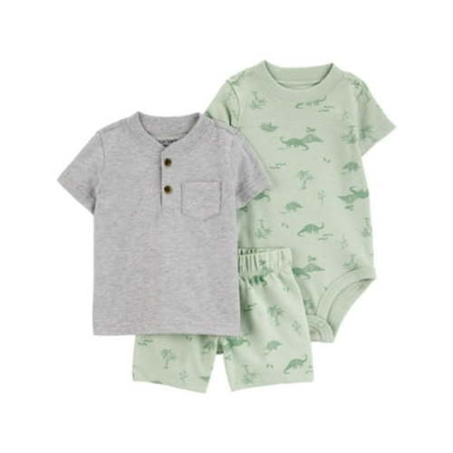 Carter's Child of Mine Baby Boy Outfit Set, 3-Piece, Sizes 0/3-24 Months