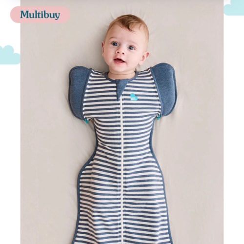 Swaddle Up™ Transition Bag 1.0 TOG Cotton Denim Stripe