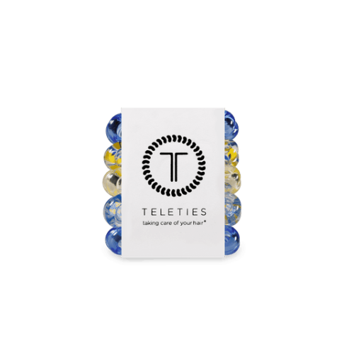 Blonde Tortoise Large Flat Square Hair Clip in Beige and Brown | TELETIES