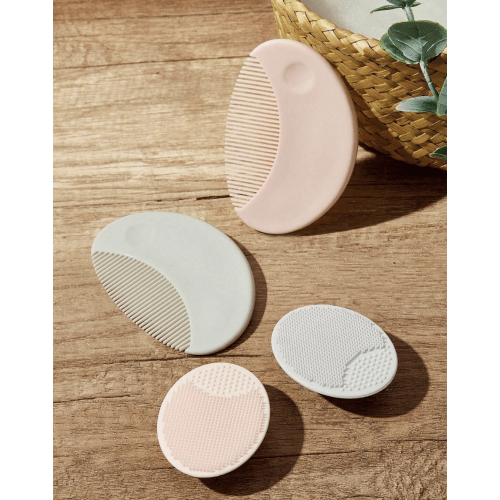 Comb + Silicone Brush 4pcs
