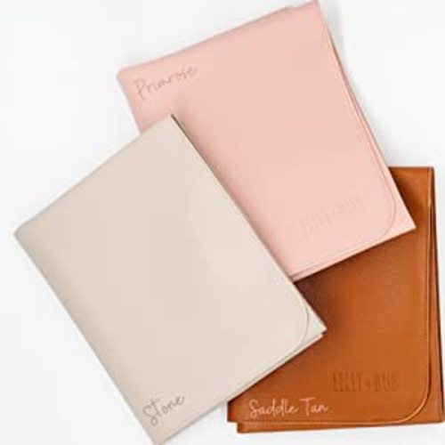 Amazon.com : Changing Pad Portable (16 x 30), Vegan Leather Baby Wipeable Changing Mat Portable Changing Pad Diaper Clutch Station Changing Pad - Foldable Changing Mat - Changing Mat Baby Station (Stone) : Baby