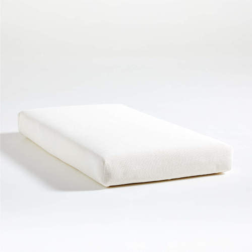 Naturepedic Organic Cotton Breathable 2-Stage Crib Firm Mattress with Waterproof Breathable Pad
