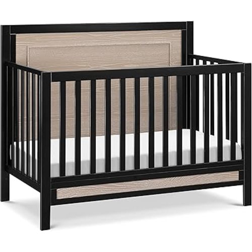 Carter's by DaVinci Radley 4-in-1 Convertible Crib in Ebony & Coastwood, Greenguard Gold Certified