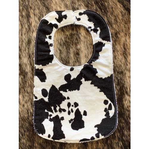 Cow Print Western Baby Bibs