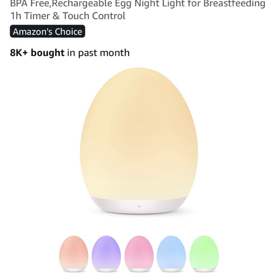 JolyWell   Egg Night Light