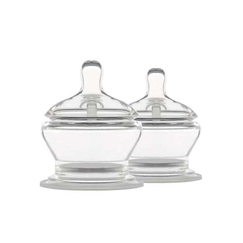 PopYum Stage 1 Slow Flow Nipple, 2-Pack