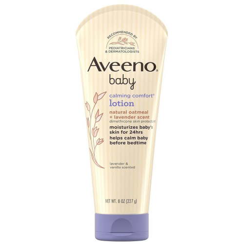 Aveeno Baby Calming Comfort Moisturizing Lotion with Lavender, Vanilla and Natural Oatmeal, 8 fl. oz