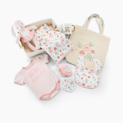 Baby Aspen Fancy Floral 9-Piece Baby Gift Basket