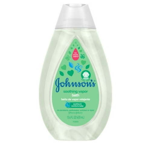 Johnson's Soothing Tear Free Vapor Bath Body Wash for Baby, 13.6 oz