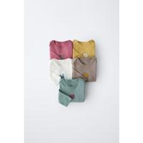 Size 0-3 Months | FIVE-PACK OF LITTLE ANIMAL PRINT BODYSUITS - Multicolored | ZARA United States