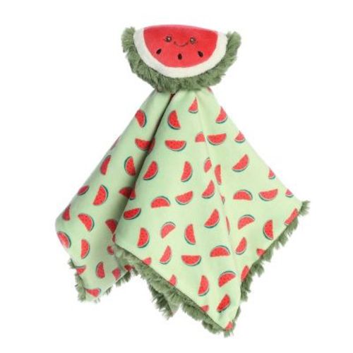 ebba Large Watermelon Luvster Precious Produce Snuggly Baby Stuffed Animal Red 13"