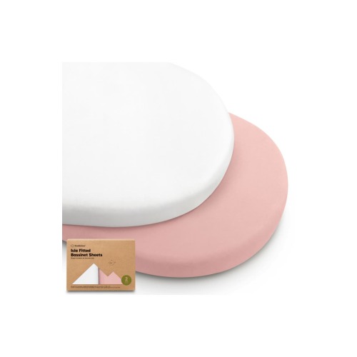 2-Pack Isla Fitted Bassinet Sheets