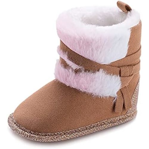 Infant Snow Boots Premium Soft Sole Anti-Slip Warm Winter Prewalker Toddler Boots