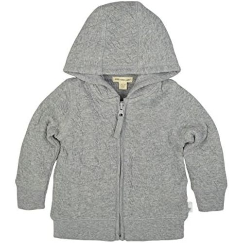 Burt's Bees Baby Unisex Baby Organic Cotton Zip-Up Hooded Jacket