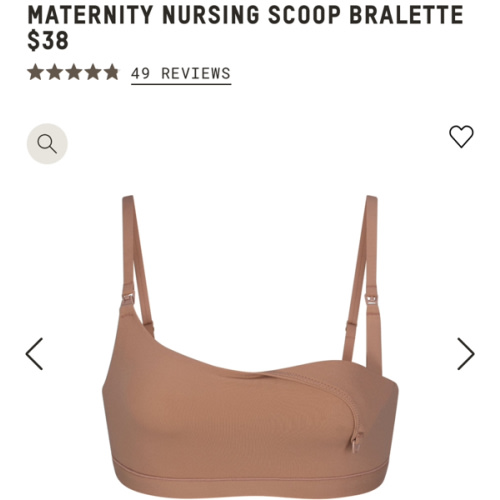 FITS EVERYBODY MATERNITY NURSING SCOOP BRALETTE | ONYX