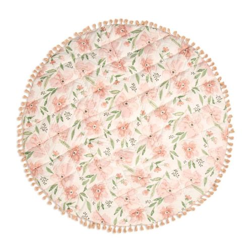 Crane Baby Quilted Activity Playmat, Color: Parker Floral