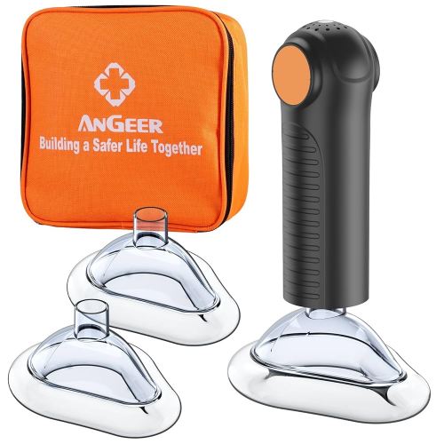 FSA HSA Choking Rescue Device, Anti Choking Device for Baby and Adults, AnGeer EasyPumpVac Airway Suction Device, First Aid Kit for Children and Adults - Home Kit