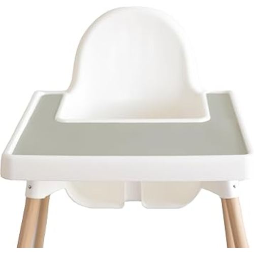 Yeah Baby Goods Placemats Compatiblewith IKEA Antilop High Chair (Desert Sage) - Slip-Resistant & Food-Grade Silicone High Chair Mat for High Chair Tray - Easy Clean High Chair Accessory