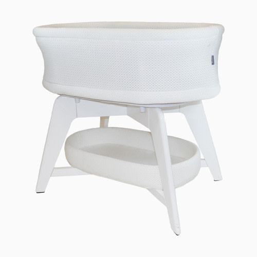 TruBliss EVI Smart Bassinet - White On White