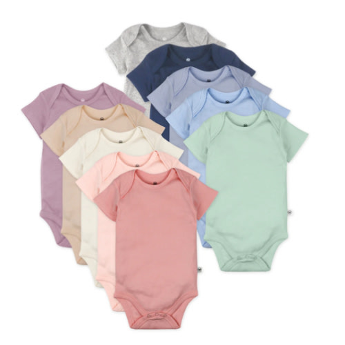 10-Pack Organic Cotton Short Sleeve Bodysuits | Honest Baby Clothing