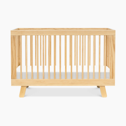 babyletto Hudson 3-in-1 Convertible Crib with Toddler Bed Conversion Kit - Natural